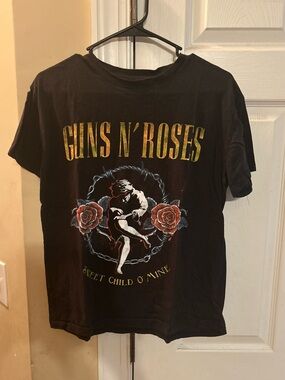 Guns N' Roses Kids' Short Sleeve Tee - Black with Graphic